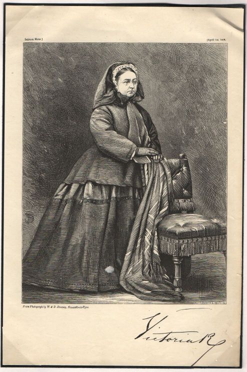 (1819-1901, Queen of Great Britain) ] — Sophie Dupré Autographs