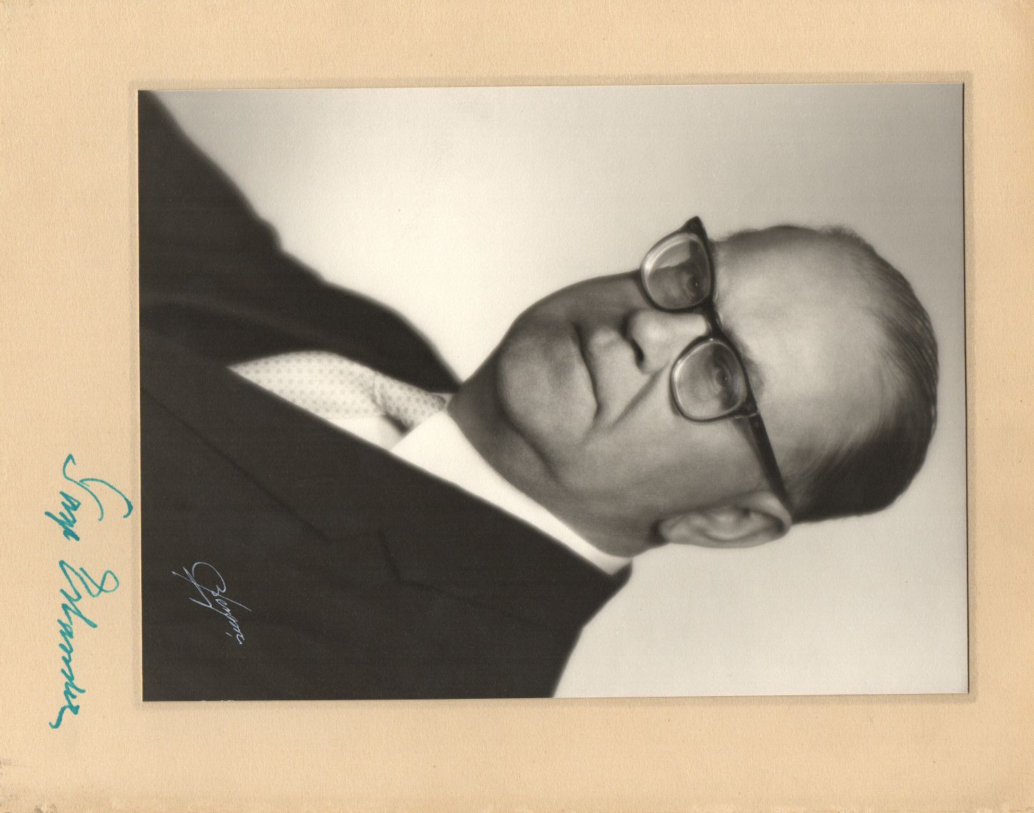 (1901-1985), Swedish politician, The longest serving Prime Minister of Sweden, from 1946 to 1969, Leader of the Swedish Social Democrats) — Sophie Dupré Autographs