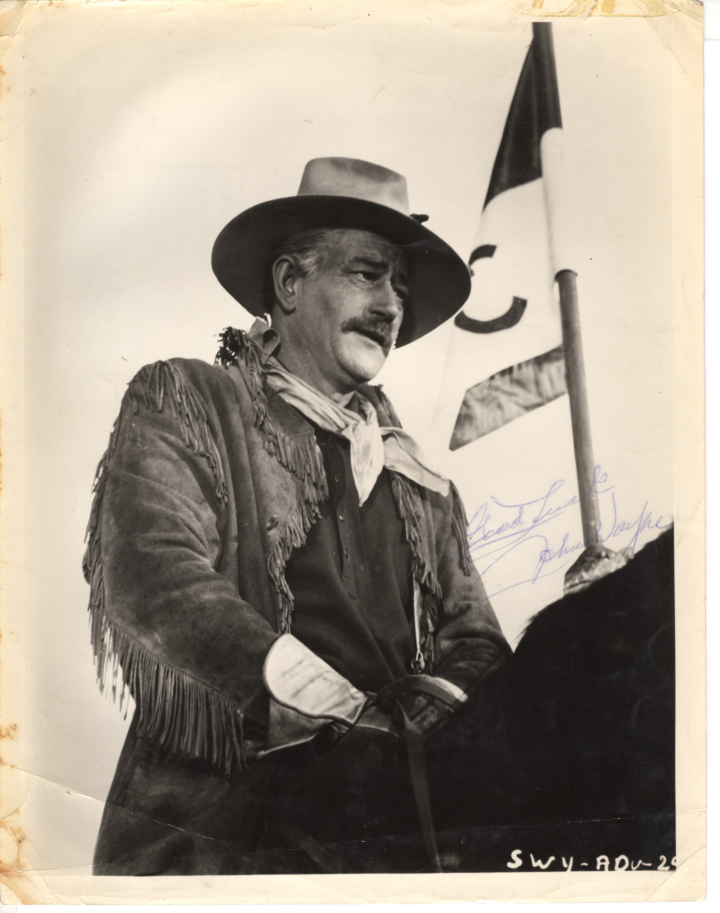 (John, born Marion Robert Morrison, 1907-1979, American Film Actor, Director, and Producer) — Sophie Dupré Autographs