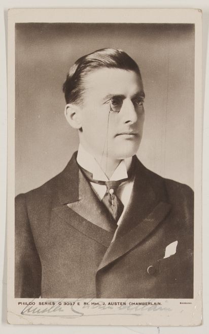 (Sir Austen, 1863-1937, Foreign Secretary, Nobel Peace Prize Winner) — Sophie Dupré Autographs