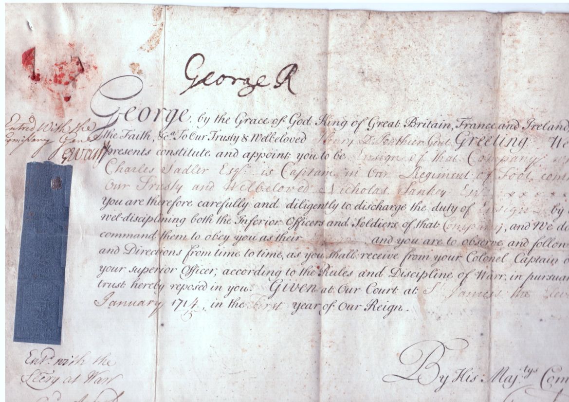 (1660-1727, King of Great Britain & Ireland, Creator of the Cabinet System of Government) — Sophie Dupré Autographs