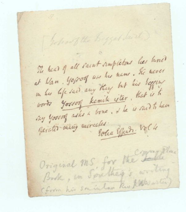 (Robert, 1774-1843, Poet) — Sophie Dupré Autographs