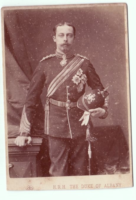 (George Albert, 1853-1884, 4th Son of Queen Victoria, Duke of Albany, a haemophiliac, died after an accident on 28th March in Cannes)] — Sophie Dupré Autographs