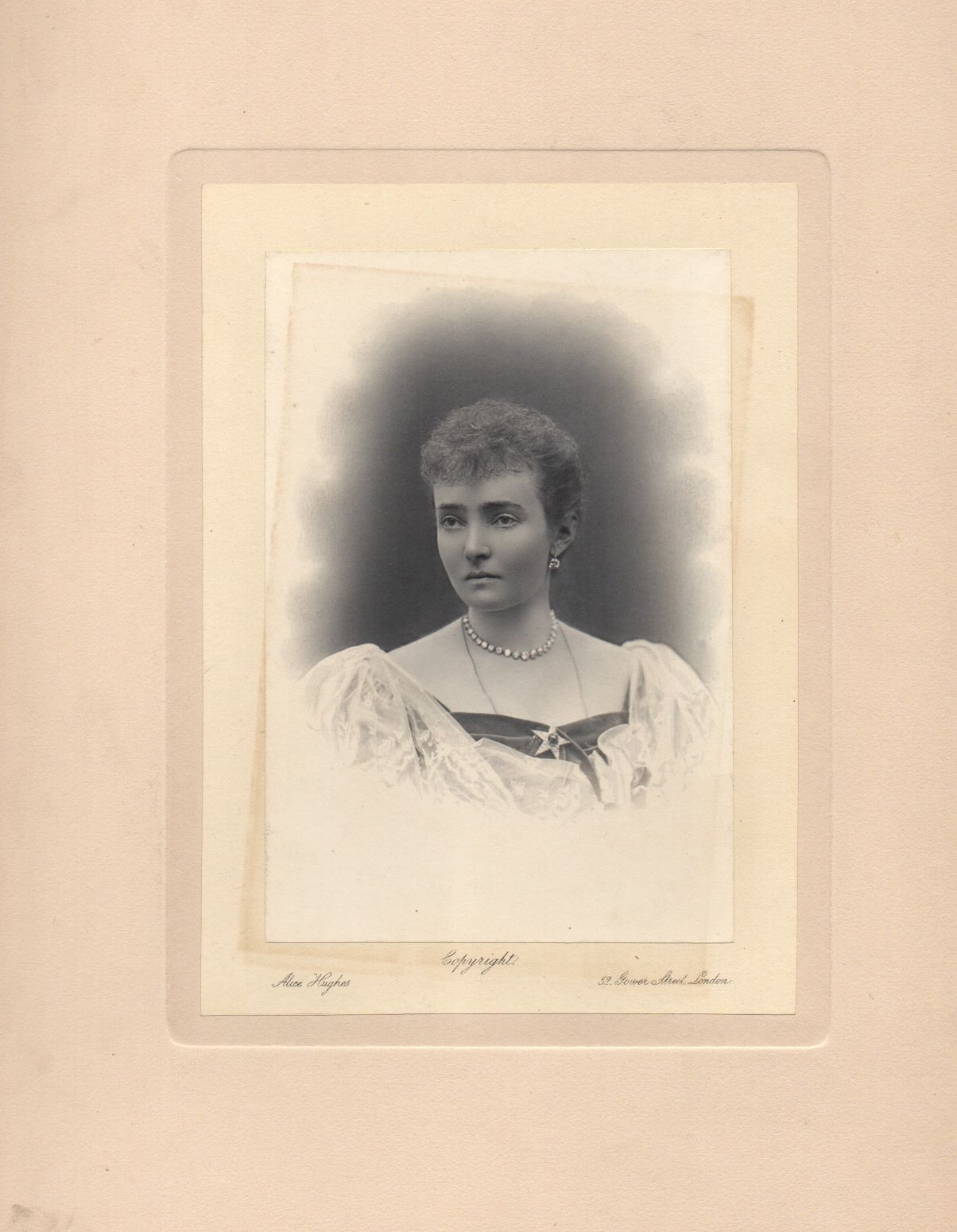 (Alexandra Victoria, 1860-1917, Daughter of Prince Friedrich Karl of Prussia, Wife of Arthur, Duke of Connaught)] — Sophie Dupré Autographs
