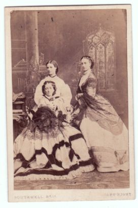 (Russian Empress, 1847-1928, wife of Tsar Alexander III, mother of Nicholas II) with her sister ALEXANDRA (of Denmark, 1844-1925, Queen of Edward VII) and their mother LOUISE (Queen of Denmark, 1818-1898)] — Sophie Dupré Autographs