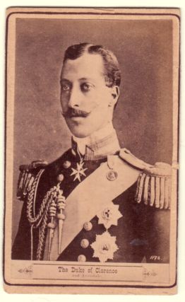 (Christian Edward, Duke of Clarence, 1864-1892, Eldest Son of Edward VII)] — Sophie Dupré Autographs