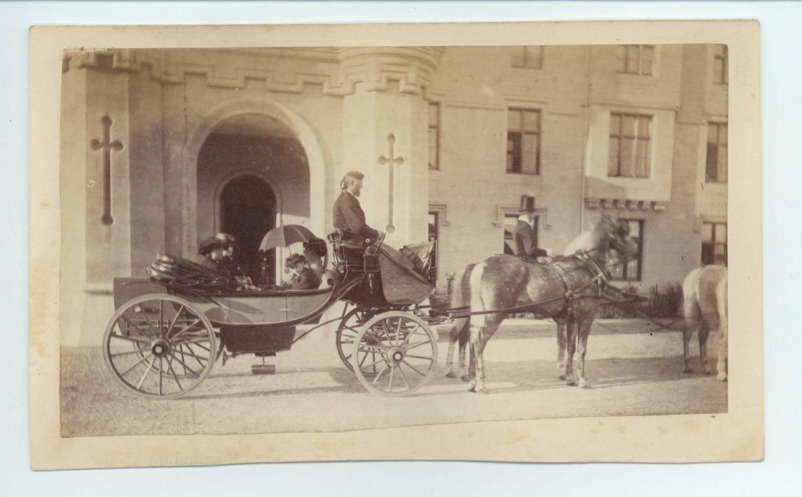 (1819-1901, Queen of Great Britain) with John BROWN (1826-1883, Queen Victoria's Highland servant) and ALBERT VICTOR(Christian Edward, Duke of Clarence, 1864-1892, Eldest Son of Edward VII)] — Sophie Dupré Autographs