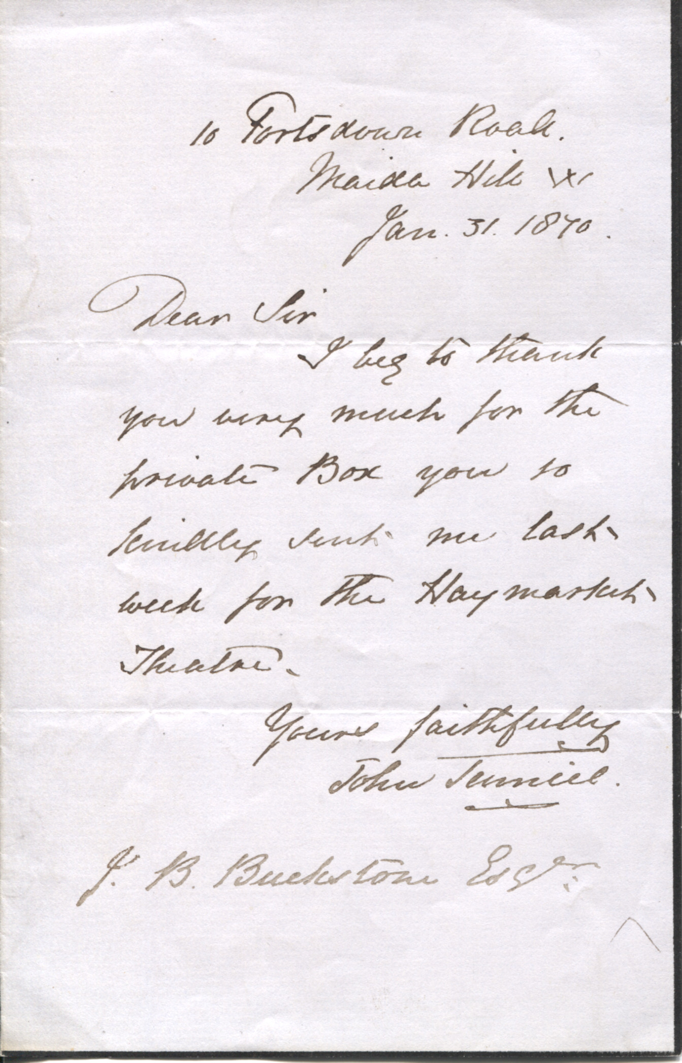 (Sir John, 1820-1914, Caricaturist & Illustrator of 'Alice in Wonderland') — Sophie Dupré Autographs