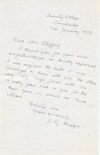 (Sir James George, 1854-1941, Social anthropologist. Author of 'The Golden Bough') — Sophie Dupré Autographs