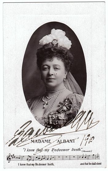 (Dame Emma, 1852-1930, Canadian Operatic Soprano) — Sophie Dupré Autographs