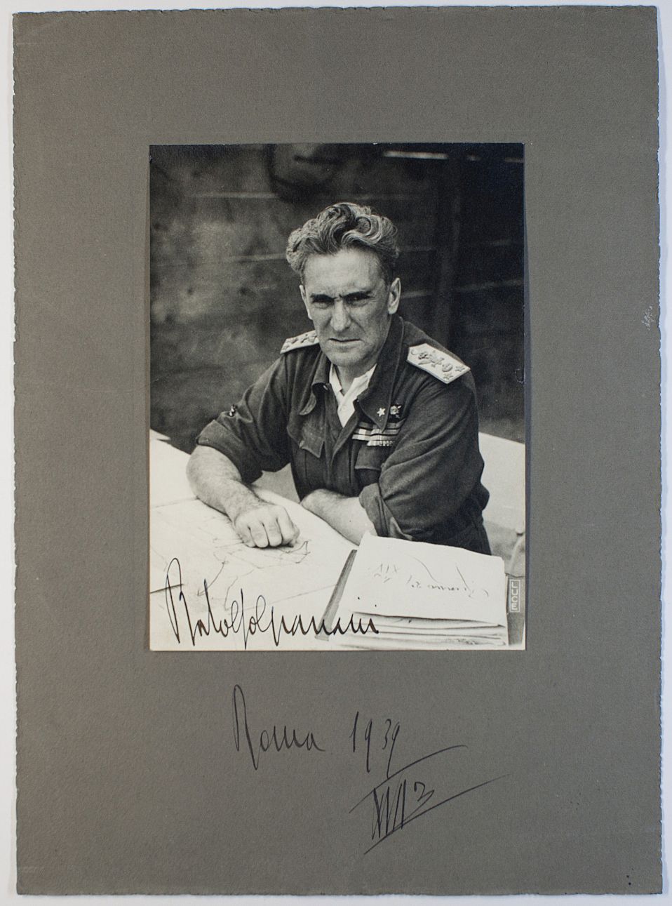 (Rodolfo, Marchese di Neghelli,1882-1955, officer in the Italian Royal Army  who led military expeditions in Africa before and during World War II) — Sophie Dupré Autographs