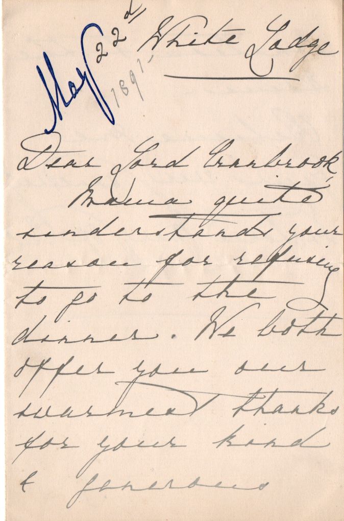 (of Teck, 1867-1953, Queen of George V) — Sophie Dupré Autographs