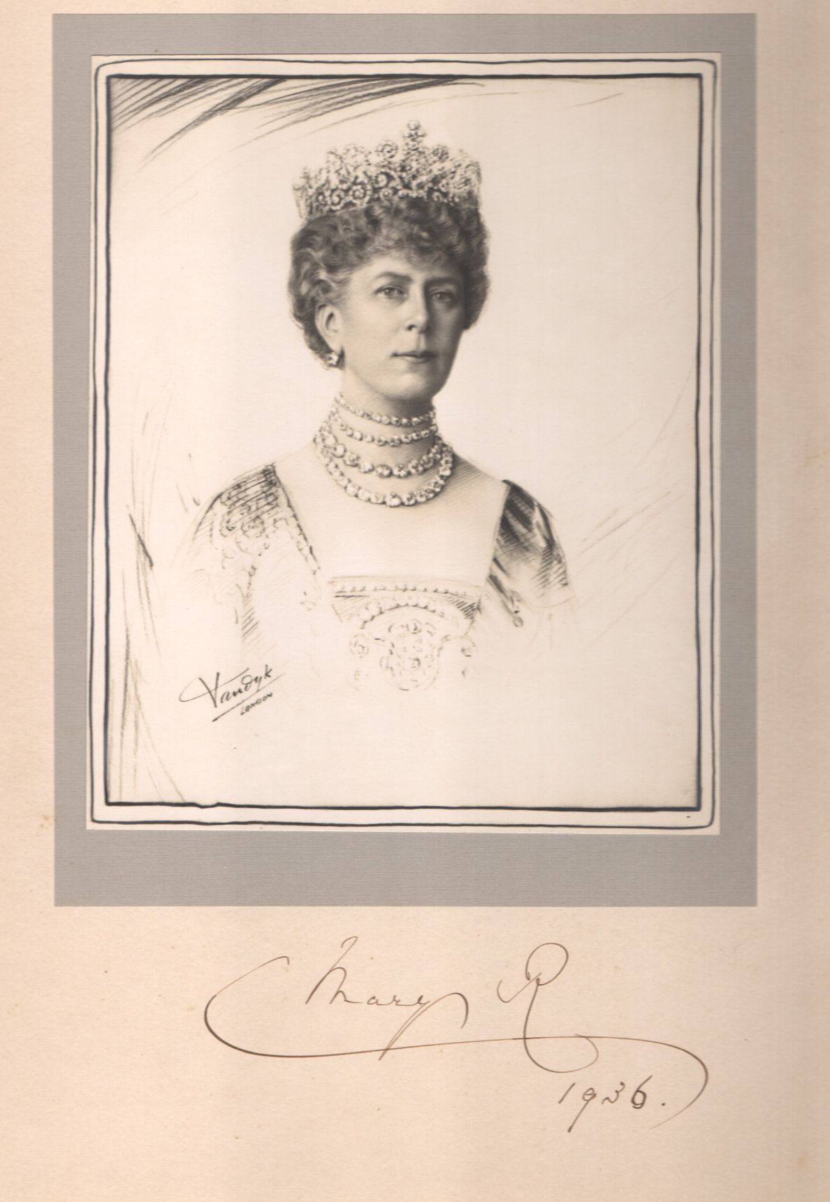 (of Teck, 1867-1953, Queen of George V) — Sophie Dupré Autographs