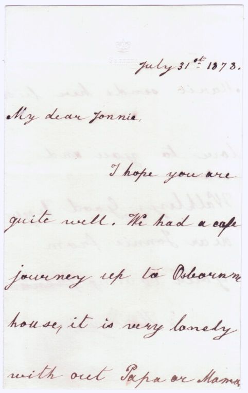 (Charlotte Mary Victoria, 1869-1938, Princess, Daughter of Edward VII, Queen of Norway) — Sophie Dupré Autographs
