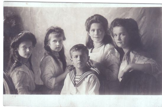 (1895-1918, Grand Duchess), TATIANA (1897-1918), MARIA (1899-1918), ANASTASIA(1901-1918) & ALEXEI (1904-1918, The Tsarevitch)] — Sophie Dupré Autographs
