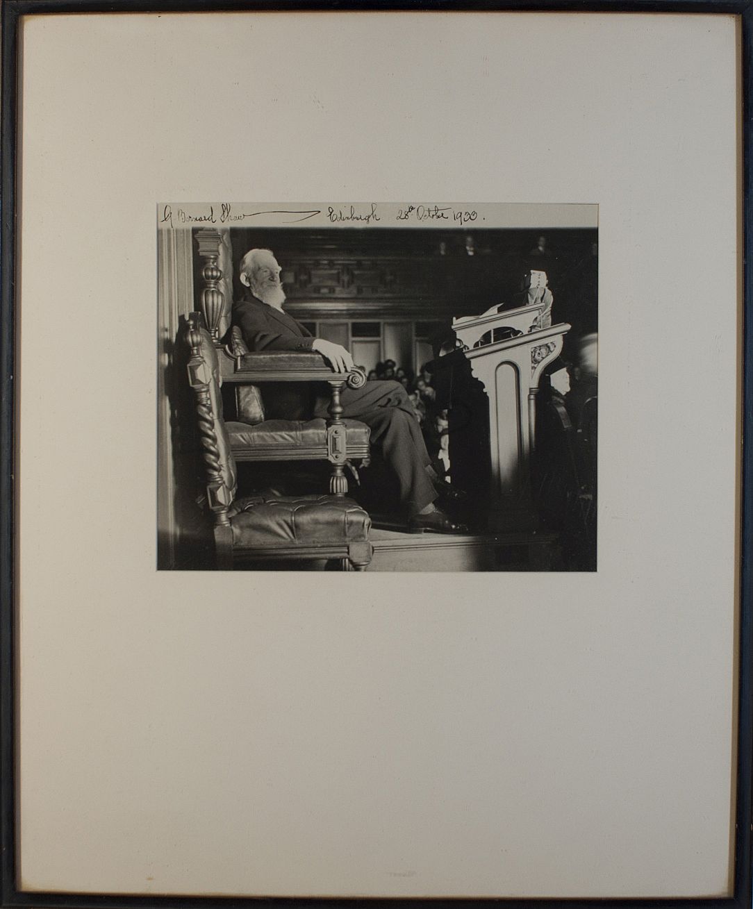 (George Bernard, 1856-1950, Dramatist & Critic) — Sophie Dupré Autographs