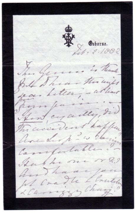 (1819-1901, Queen of Great Britain) — Sophie Dupré Autographs