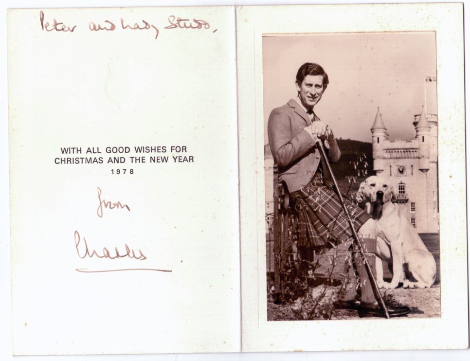 (Philip Arthur George, b. 1948, King of Great Britain, Former Prince of Wales) — Sophie Dupré Autographs