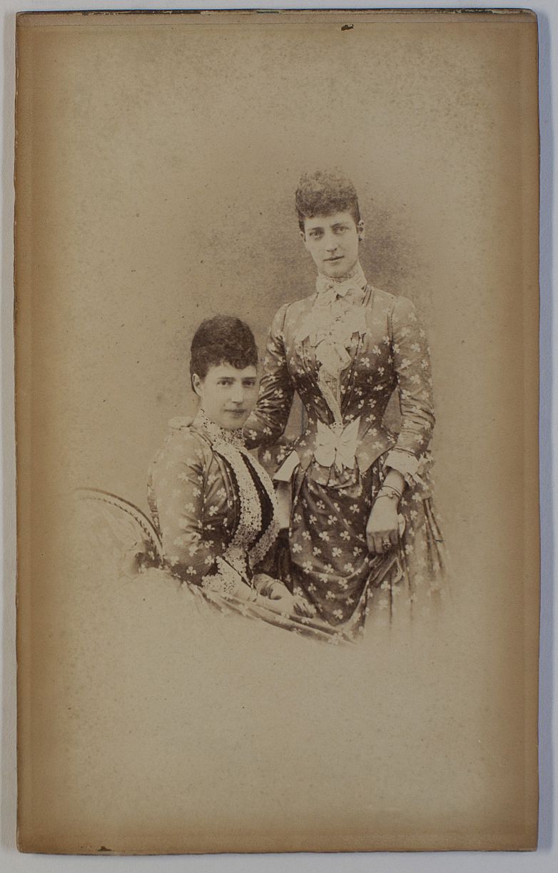 (Russian Empress, 1847-1928, wife of Tsar Alexander III, mother of Nicholas II) and her sister ALEXANDRA (of Denmark, 1844-1925, Queen of Edward VII)] — Sophie Dupré Autographs