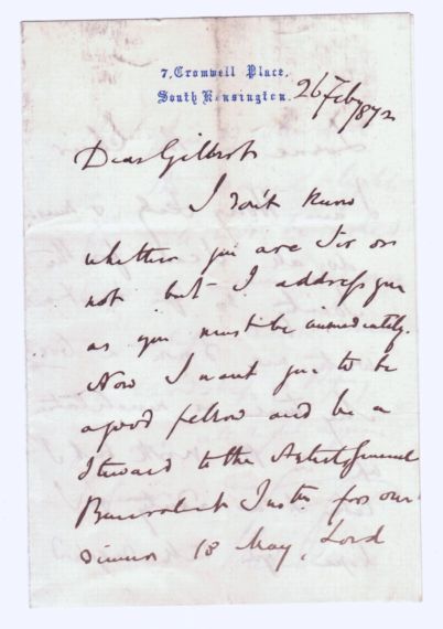 (Sir John Everett, 1829-1896, Pre-Raphaelite Painter) — Sophie Dupré Autographs