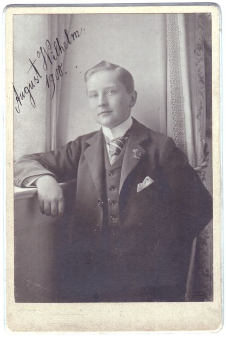 (Prince, 1887-1949, 4th son of Kaiser Wilhelm II, married his cousin Princess Alexandra Victoria of Schleswig-Holstein) — Sophie Dupré Autographs