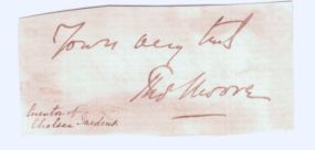 (Thomas, 1779-1852, Irish Poet) — Sophie Dupré Autographs