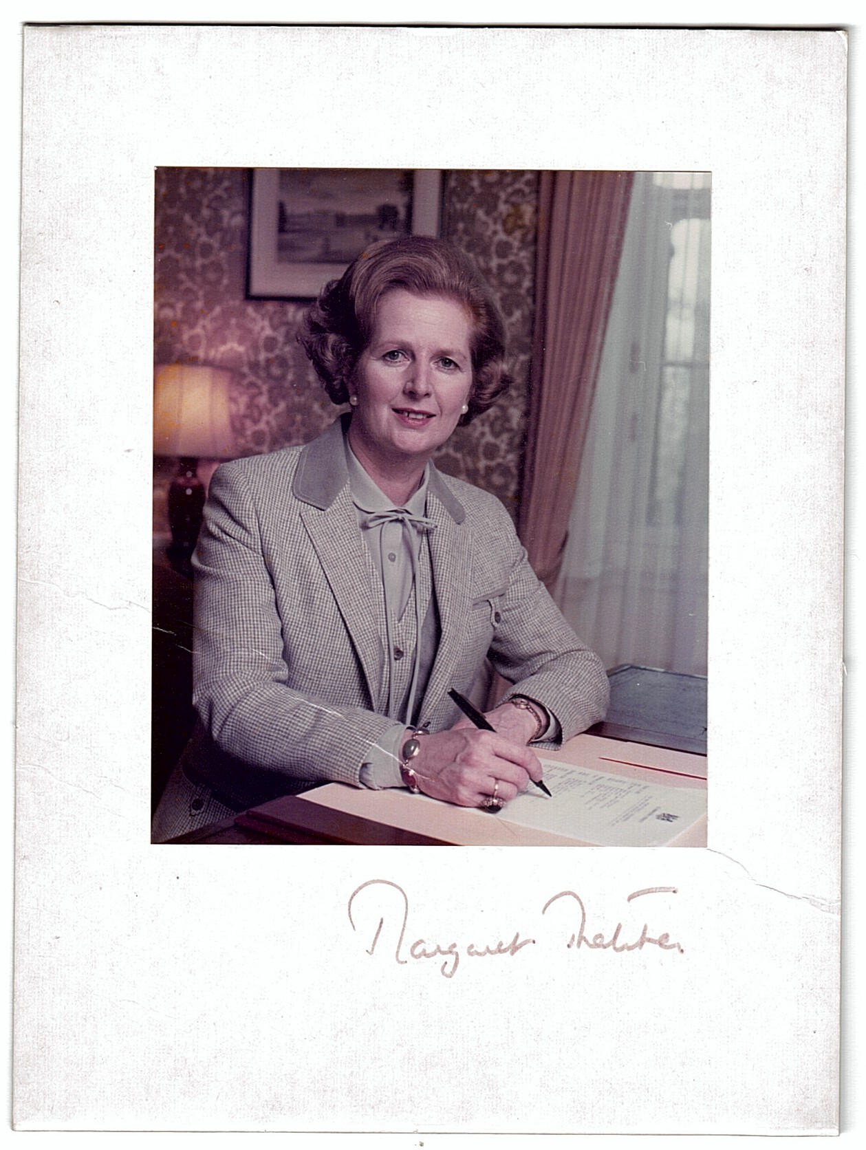 (Margaret, 1925-2013, Baroness, Britain's first Woman Prime Minister) — Sophie Dupré Autographs