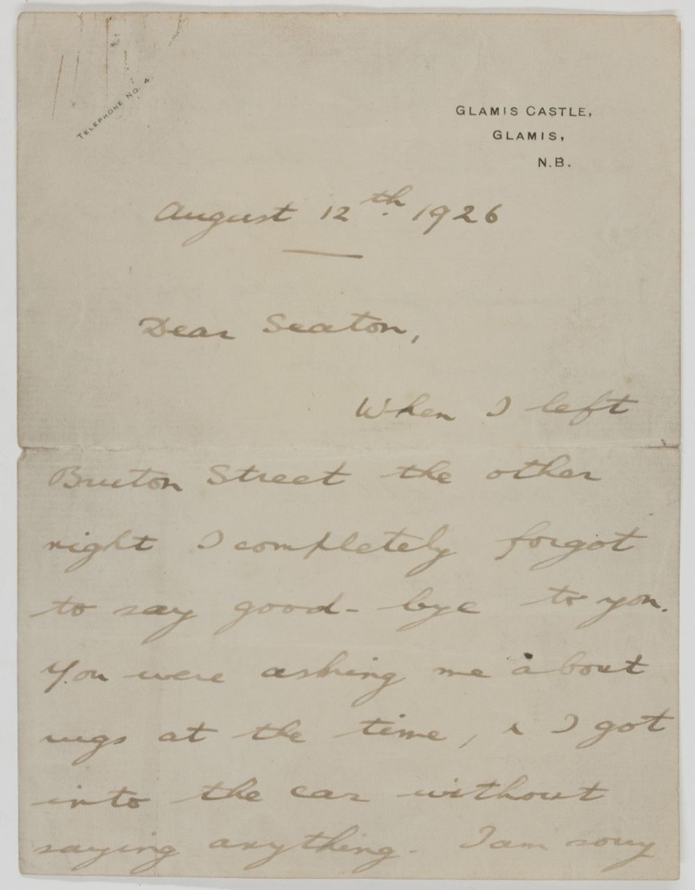 (1895-1952, King of Great Britain) — Sophie Dupré Autographs