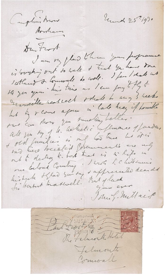 (John Guille, 1865-1931, British Artist, Gardener, Travel Writer and Biographer) — Sophie Dupré Autographs