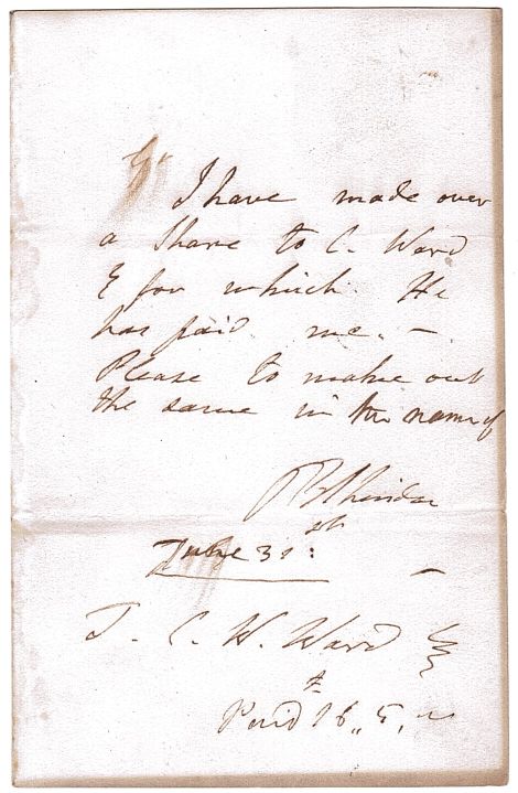 (Richard Brinsley, 1751-1816, Dramatist) — Sophie Dupré Autographs