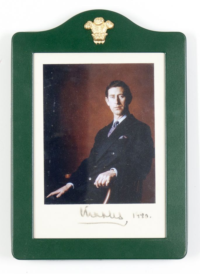 (Philip Arthur George, b. 1948, King of Great Britain, Former Prince of Wales) — Sophie Dupré Autographs