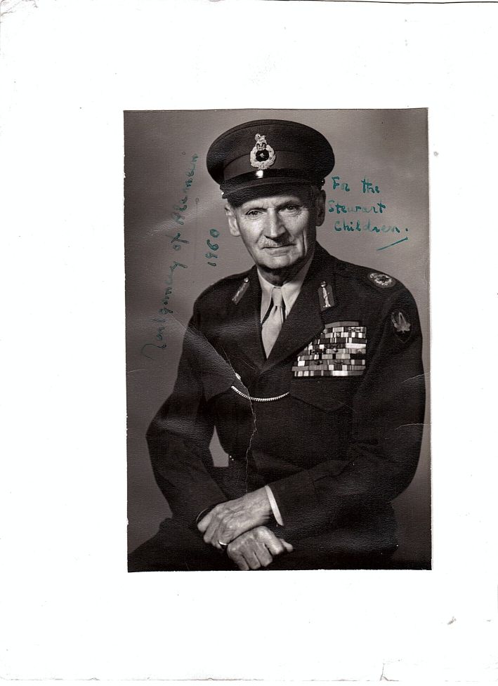 (Viscount of Alamein, Bernard Law, 1887-1976, Field Marshal) — Sophie Dupré Autographs