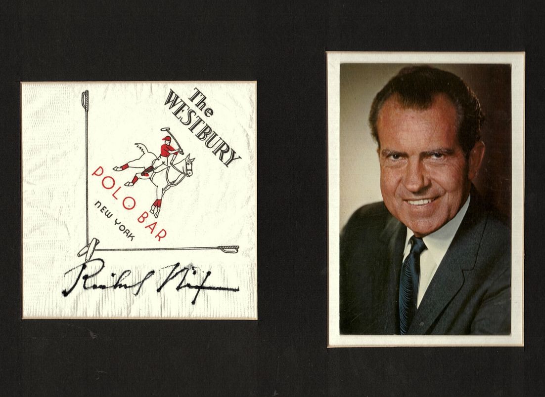 (Richard Milhous, 1913-1994, President of the USA 1969-1974) — Sophie Dupré Autographs