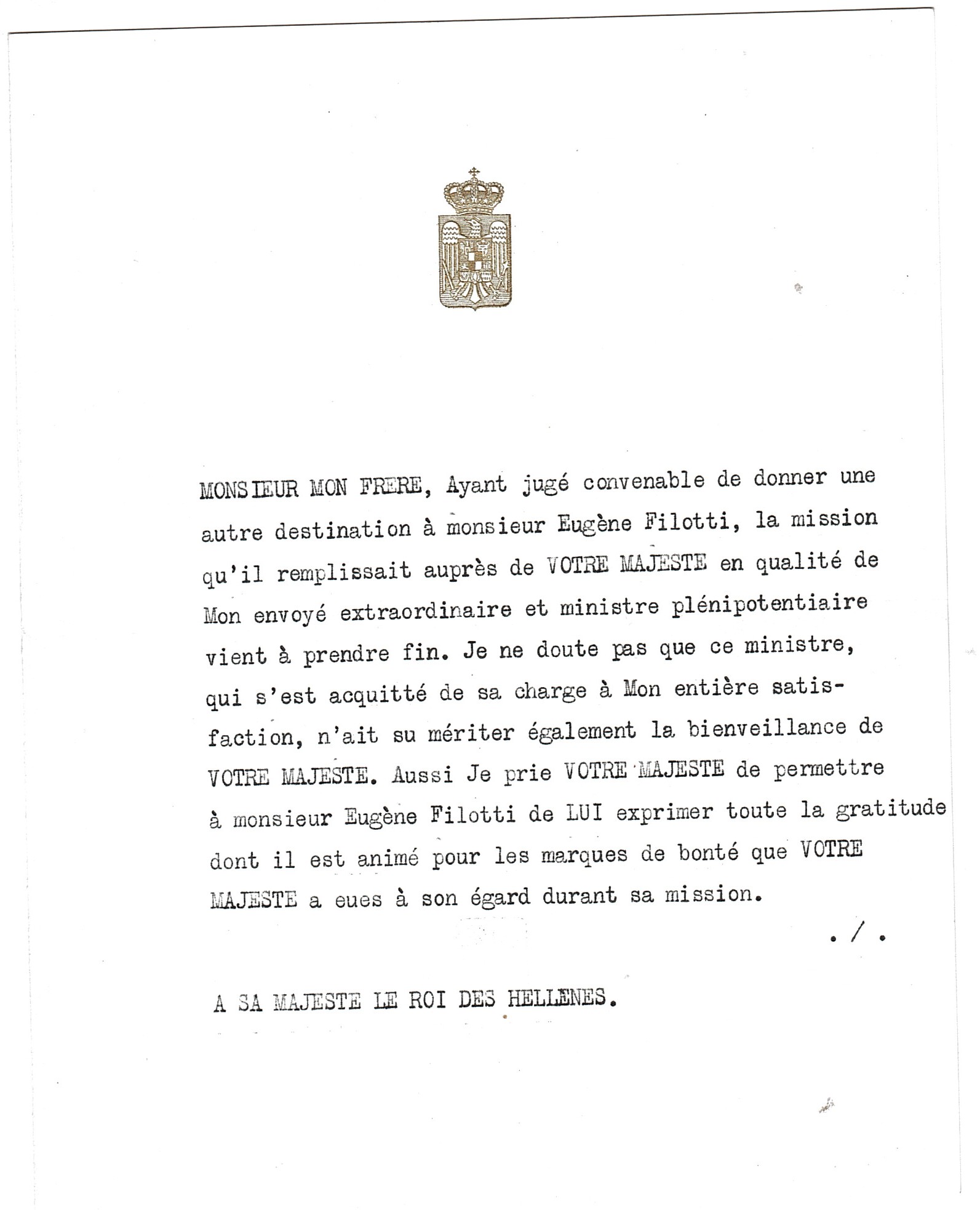 (1893-1953, King of Romania 1930-1940) — Sophie Dupré Autographs
