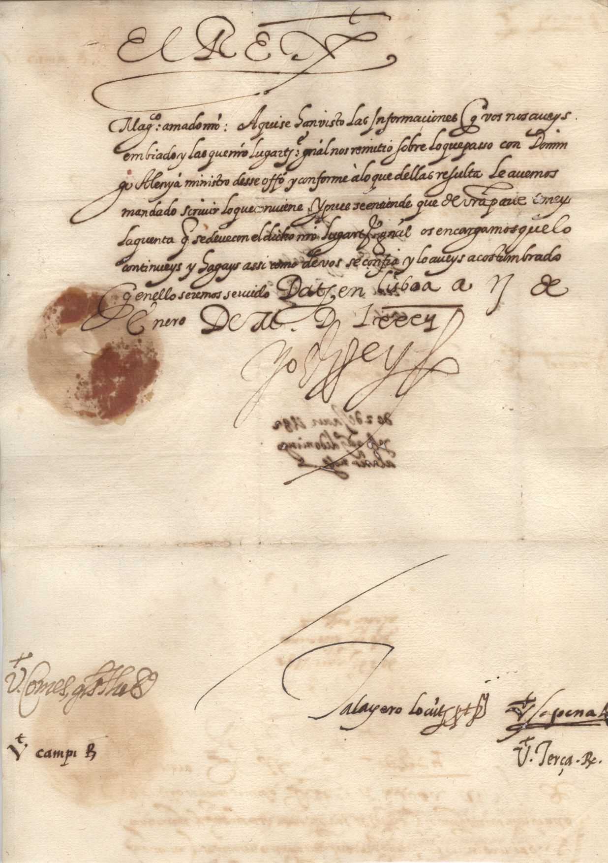 (1527-1598, King of Spain, Husband of Mary Tudor) — Sophie Dupré Autographs