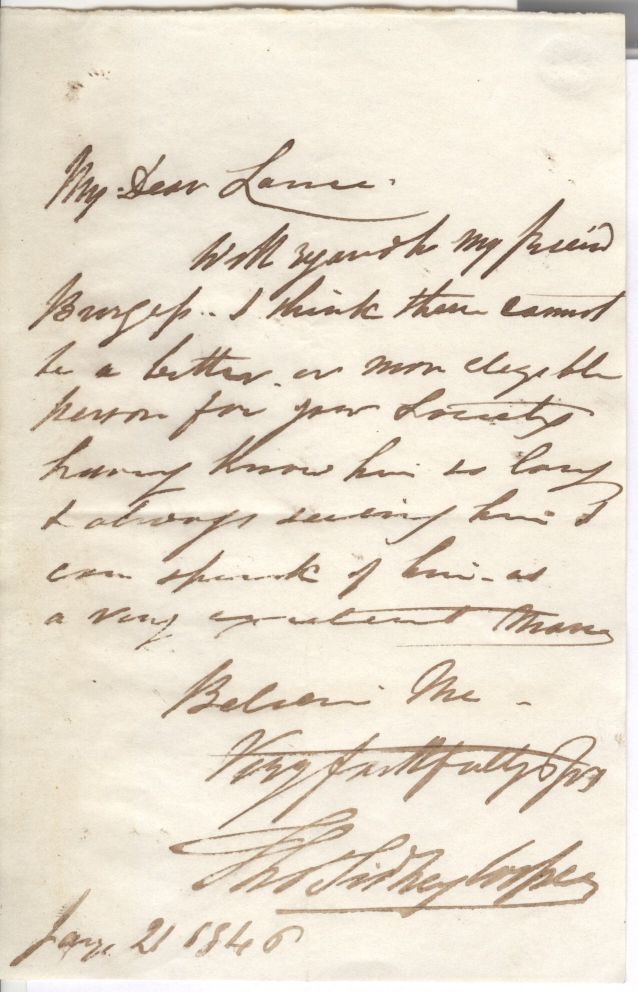 (Thomas Sidney, 1803-1902, R.A., Animal Painter) — Sophie Dupré Autographs