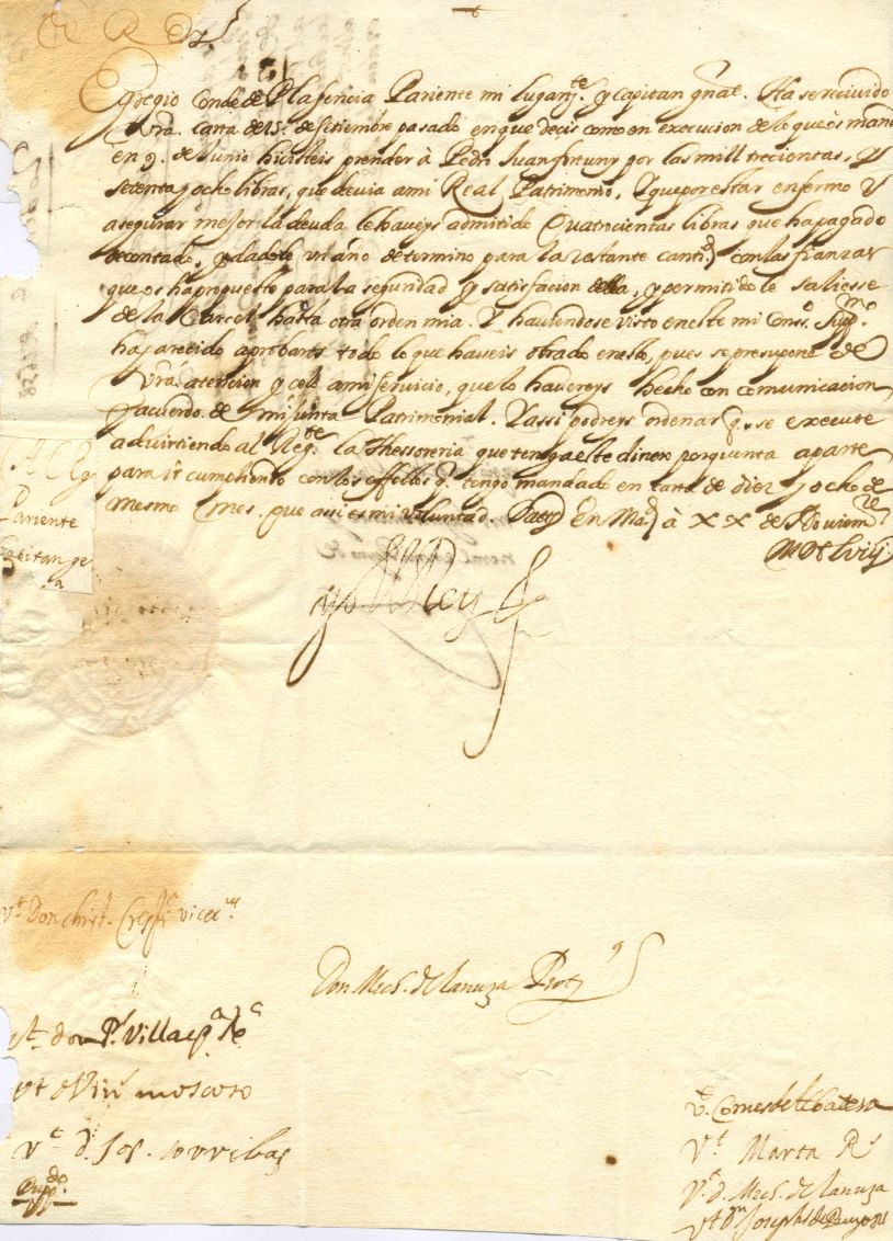 (1605-1665, King of Spain from 1621 and King Philip III of Portugal 1621-40) — Sophie Dupré Autographs