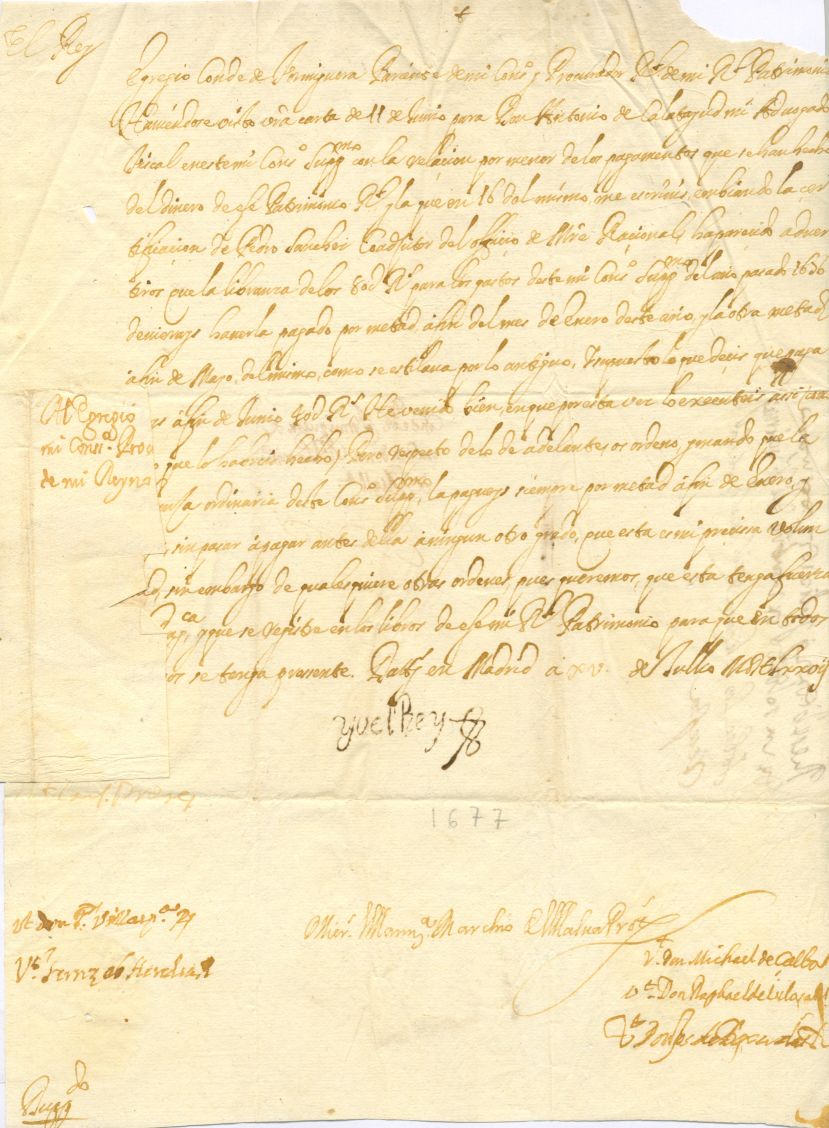 (1661-1700, King of Spain 1665-1700) — Sophie Dupré Autographs