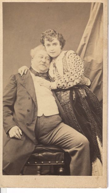 (Alexandre, père, 1802-1870, French novelist and dramatist, Author of The Three Musketeers) and Adah Isaacs MENKEN (1835-1868, American Actress, Painter and Poet) — Sophie Dupré Autographs