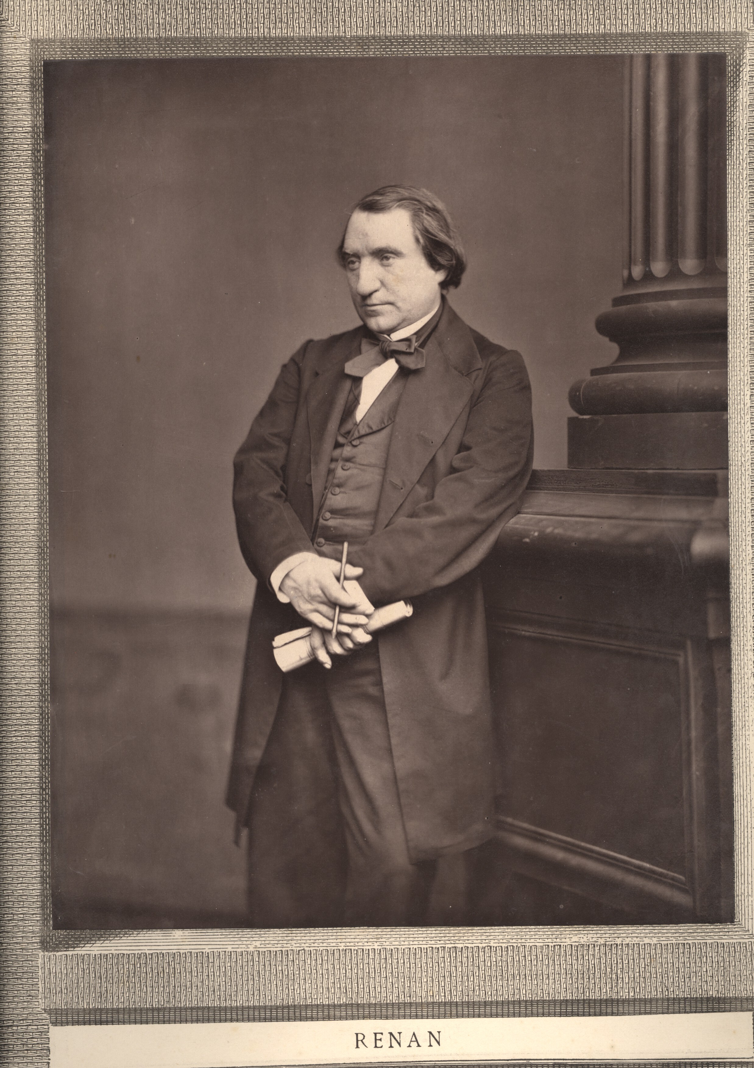 (Joseph Ernest, 1823-1892, Expert in Middle East Ancient Languages, Philosopher and Writer)] — Sophie Dupré Autographs