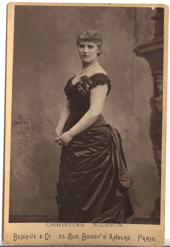 (Christine, 1843-1921, Swedish Singer) — Sophie Dupré Autographs