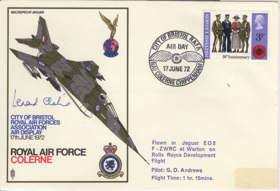 (Group Captain Leonard, 1917-1992, Bomber Pilot, V.C., Founder of the Cheshire Homes) — Sophie Dupré Autographs