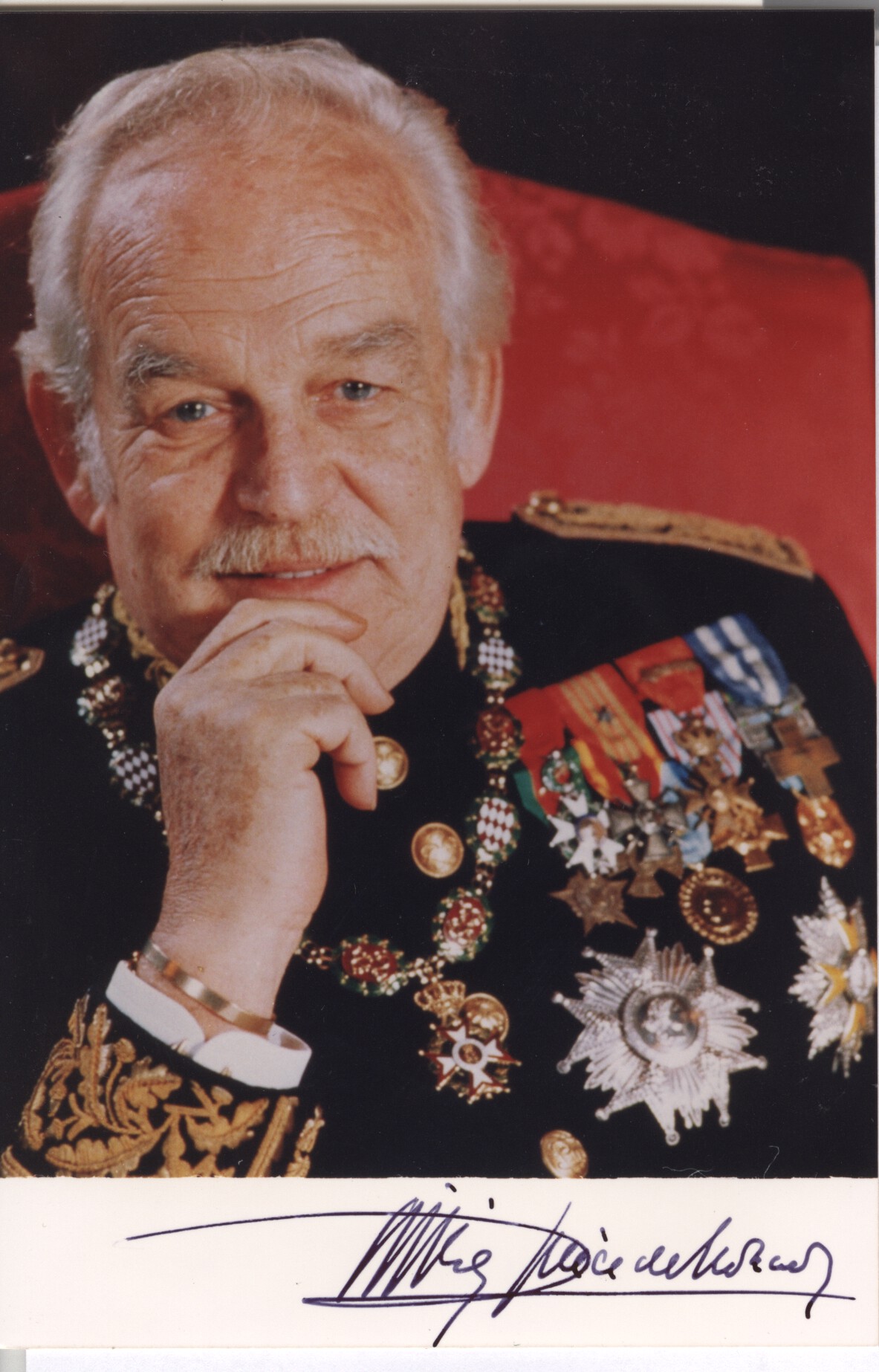 (Louis Henri Maxence, 1923-2005, Sovereign Prince of Monaco) — Sophie Dupré Autographs