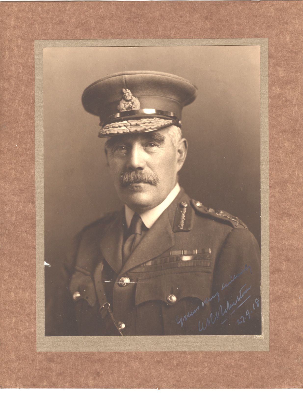 (Sir William Robert, 1860-1933, Field Marshal, Chief of the Imperial General Staff during the First World War) — Sophie Dupré Autographs