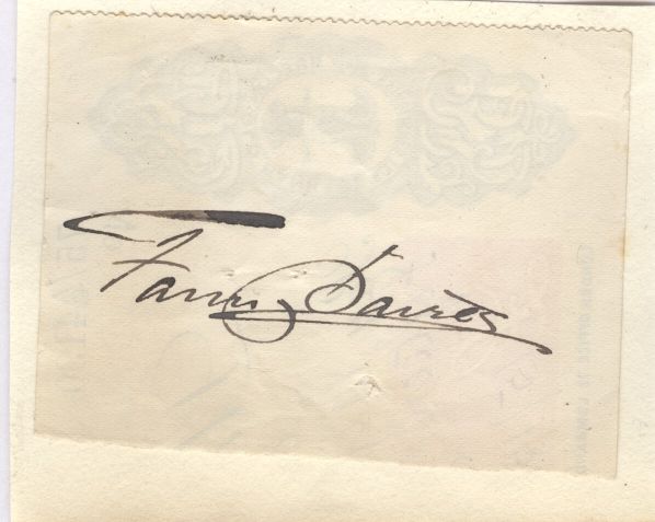 (Fanny, 1861-1934, Pianist) — Sophie Dupré Autographs