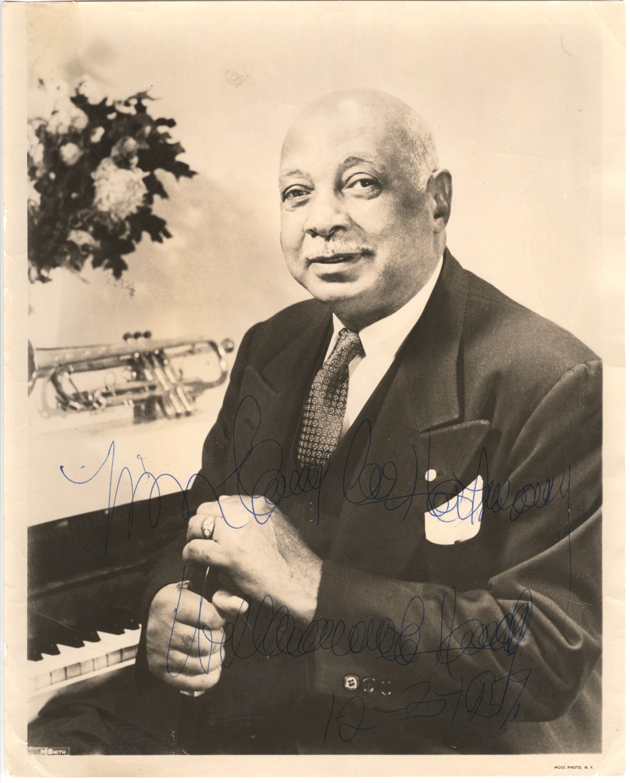 (William Christopher, 1873-1958, American composer and musician, known as the Father of the Blues) — Sophie Dupré Autographs