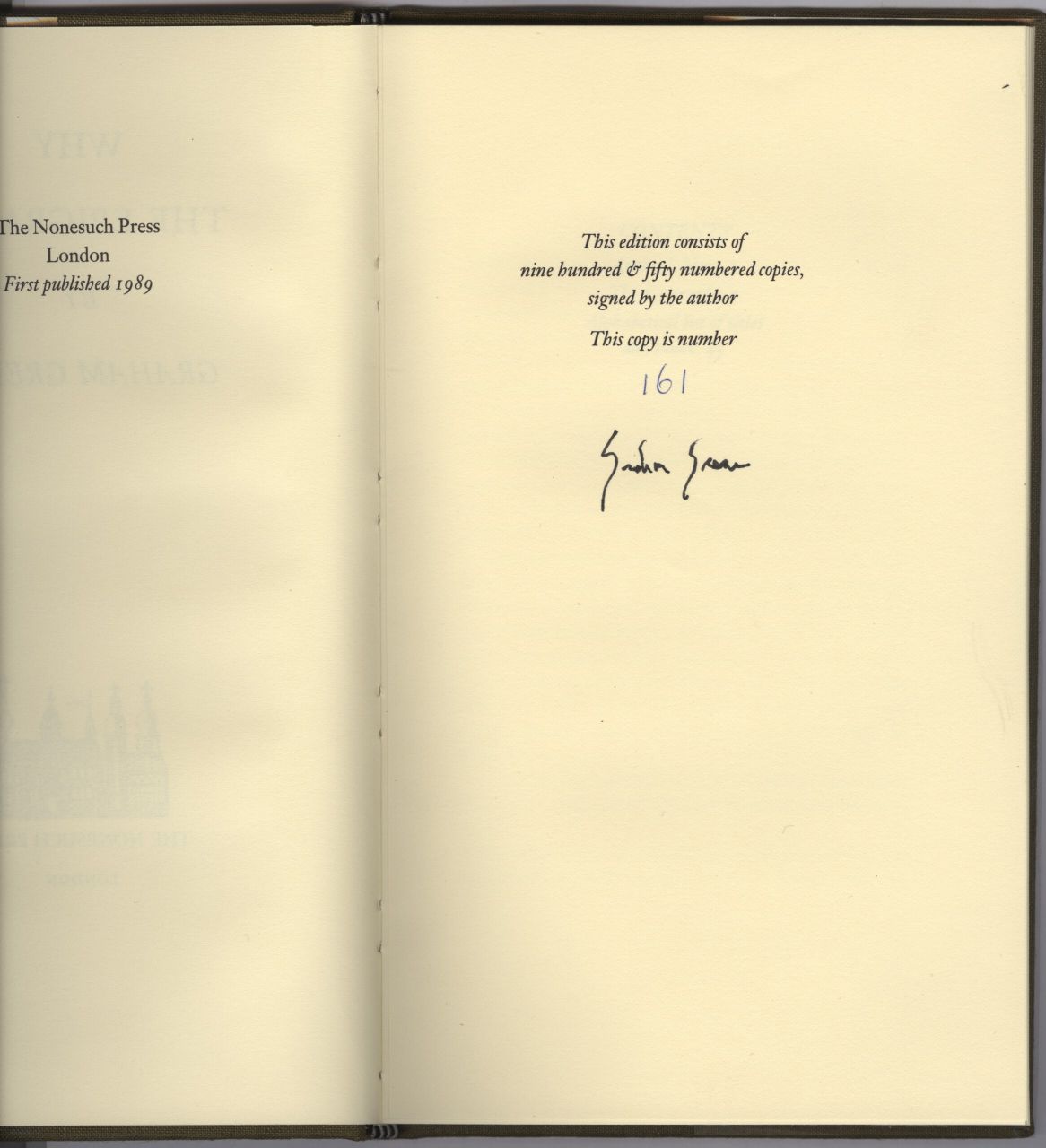 (Graham, 1904-1991, Novelist & Playwright) — Sophie Dupré Autographs
