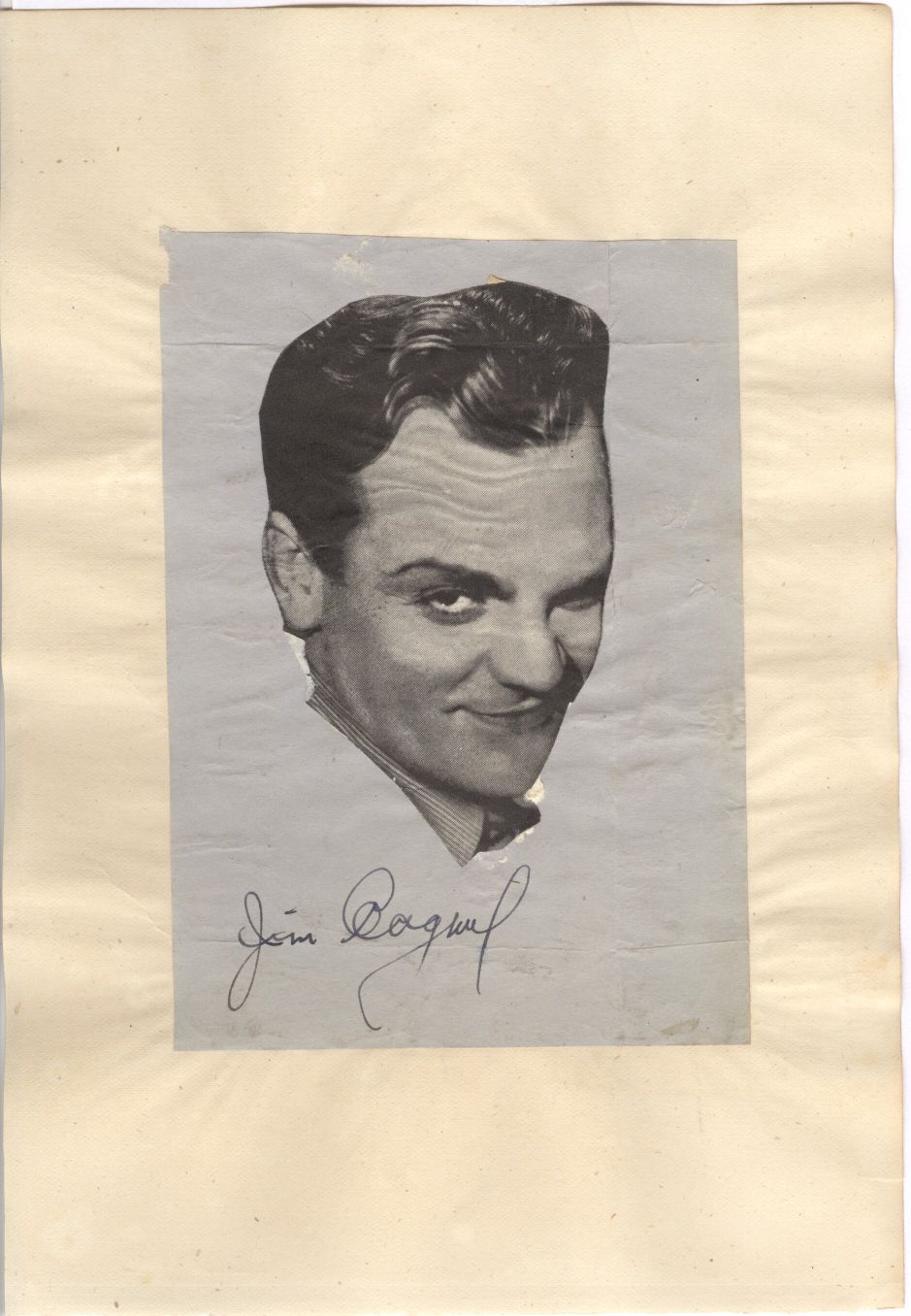 (James, 1899-1986, American Actor) — Sophie Dupré Autographs