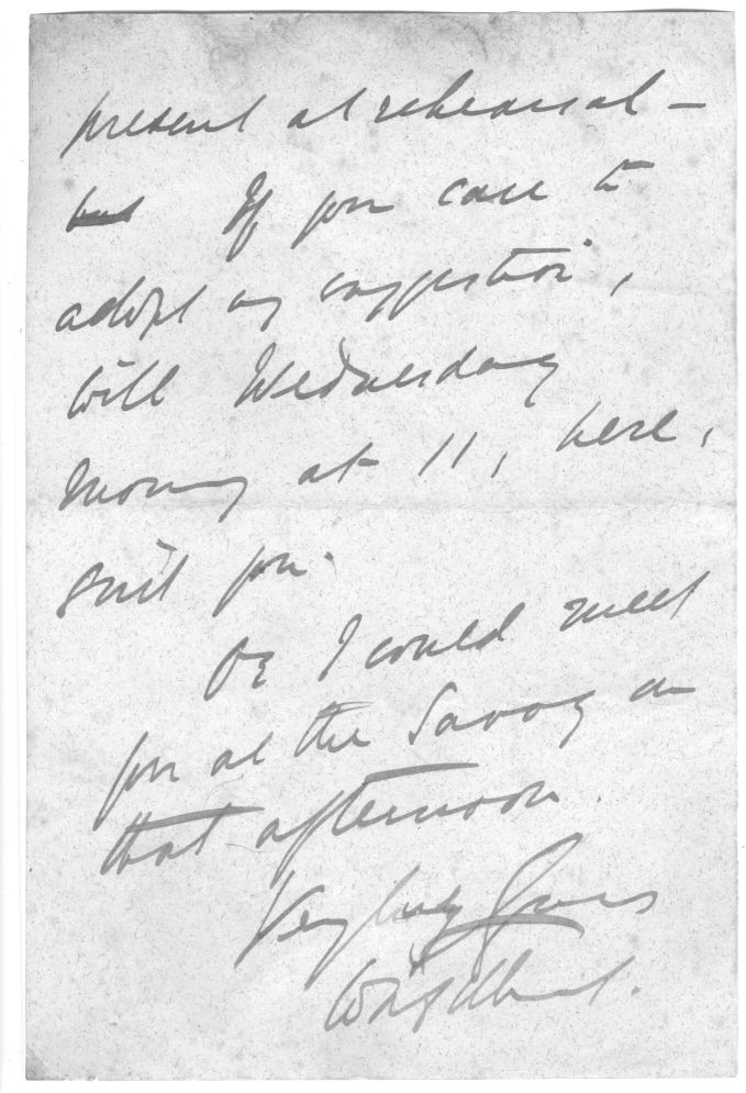 (Sir William Schwenk, 1836-1911, Librettist of Gilbert & Sullivan) — Sophie Dupré Autographs