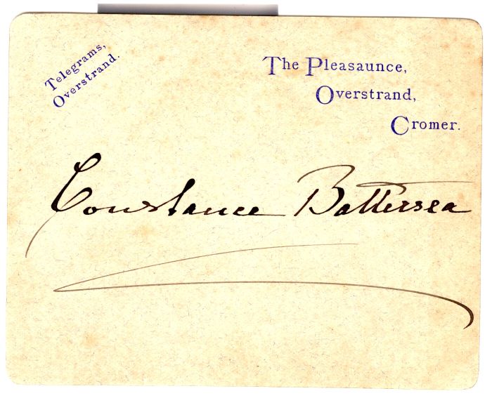 (Constance, Lady Battersea, 1843-1931, Jewish woman Philanthropist, wife of Cyril Flower, 1st Baron, MP and Patron of Art) — Sophie Dupré Autographs